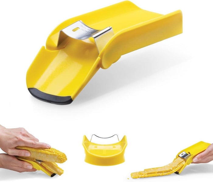 1 PCS Yellow Fast Corn Cob Seperater Peeler Corn Kernel Cutter Kitchen Gadget Co Carousel 4