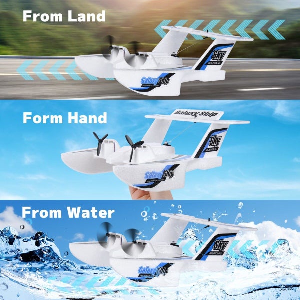 Hobby RC Airplanes,Sea Land & Air RC Plane,2.4GHZ Waterproof Rc Aircraft  Carousel 13