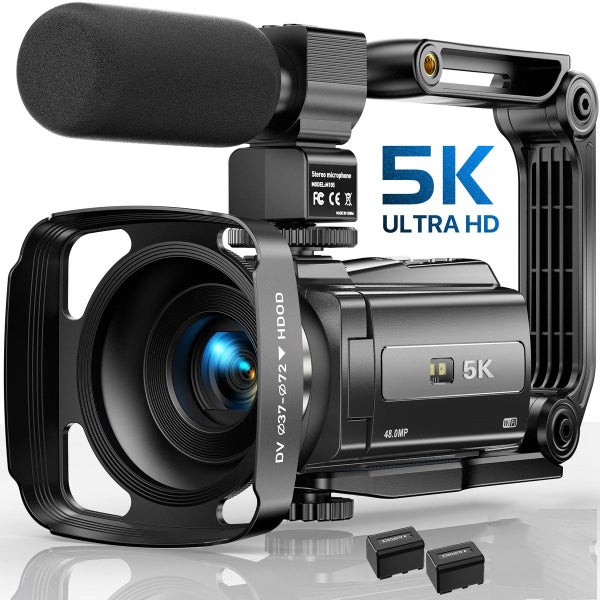 5K Video Camera Camcorder,48MP UHD Wifi IR Night Vision Vlogging Camera Carousel 13