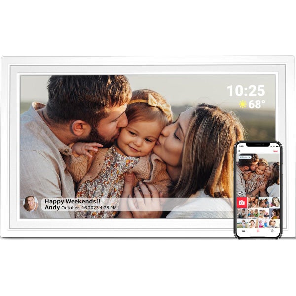 WiFi Digital Picture Frame Photo Frame 15.6 Inch Carousel 17