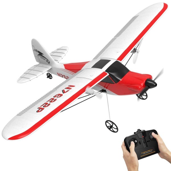 RC Planes Sport Cub S2 for Kids,2.4Ghz 2CH Remote Control Airlane Portable Carousel 17