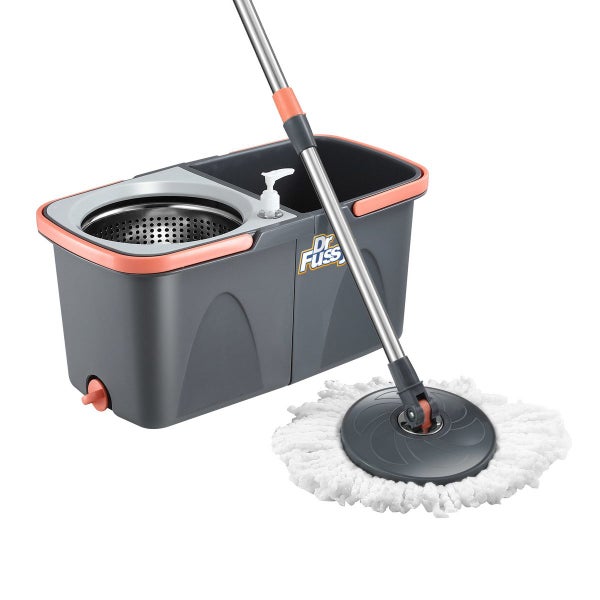 Spin Mop Dual Bucket Set Floor Cleaner Carousel 36