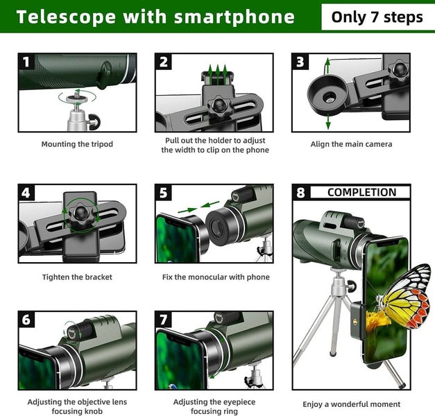 Monocular Telescope 40X60 Carousel 12