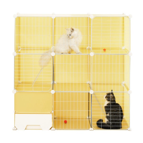 Cat Cage DIY Pet Enclosure Crate Carousel 13