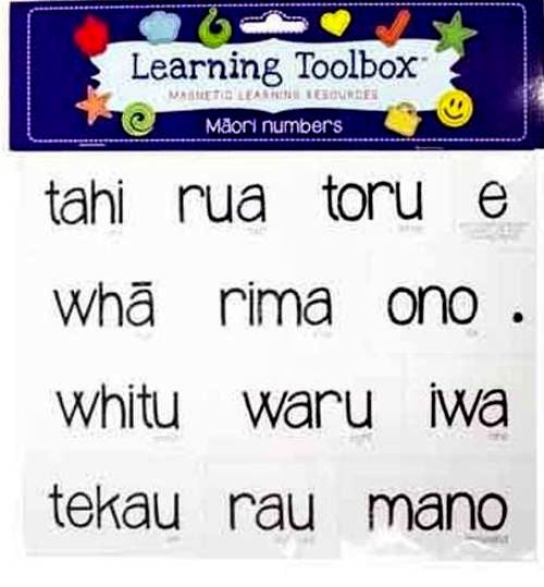 Numbers - Te Reo and English - Magnetic - Learning Toolbox Carousel 1