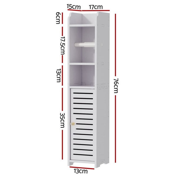 Goslash Picks Bathroom Cabinet Toilet Roll Holder Tissue Organizer 3 Tier Flo... Carousel 2