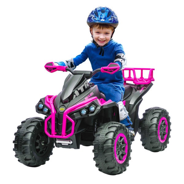 Electric Ride On Car 12V Pink Carousel 20