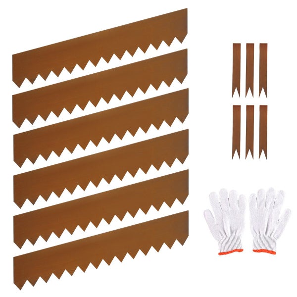 Garden Edging Set,Lawn Landscape Carousel 15