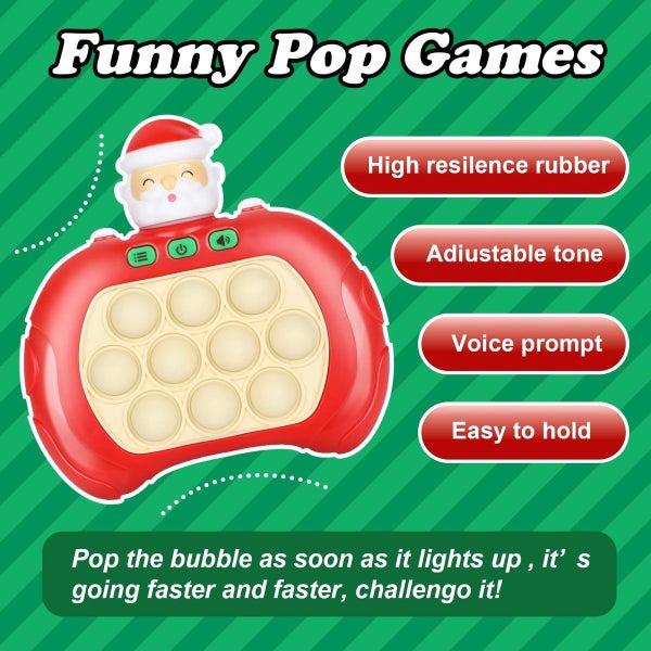 Fast Push Game Fidget Toys Pop Game Handheld Bubble Game Console Carousel 2