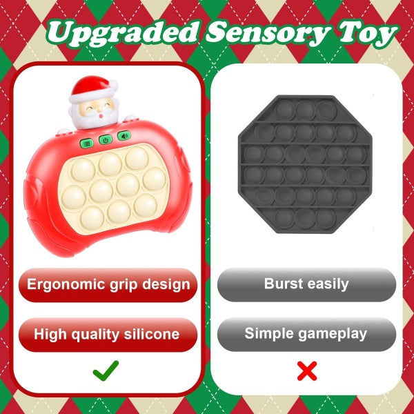 Fast Push Game Fidget Toys Pop Game Handheld Bubble Game Console Carousel 8