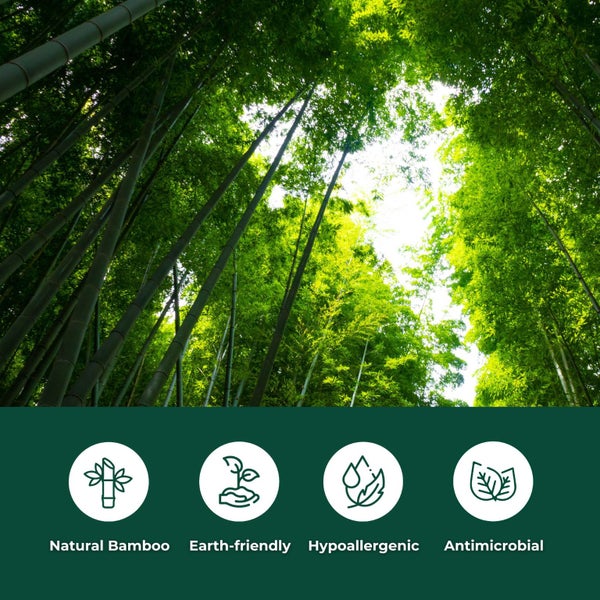 Natural Home Bamboo Quilted Mattress Protector - King Bed Carousel 2