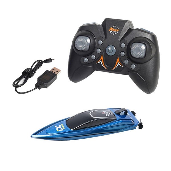 RC Boat 2.4GHz High Speed Rechargeable Racing Boat Toys Gifts for Kids -Blue Carousel 2