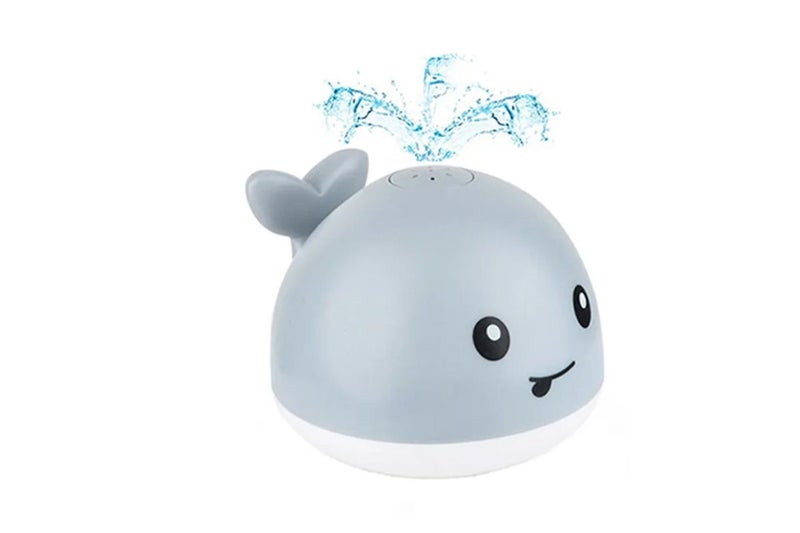 Toy Bath Toys Light Up Whale Spray Water Bathtub Toys for Boys Girls-Grey Carousel 1