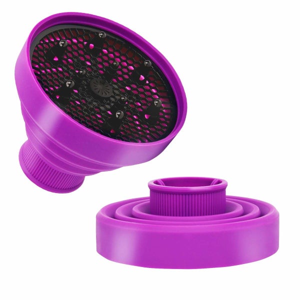 Collapsible Hair Dryer Diffuser Attachment Salon Travel Portable Carousel 9