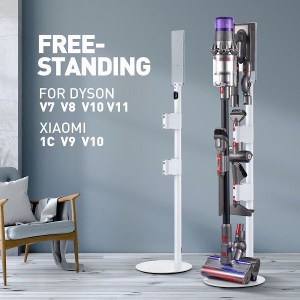 Freestanding Dyson Cordless Vacuum Cleaner Holder Stand Rack Carousel 12