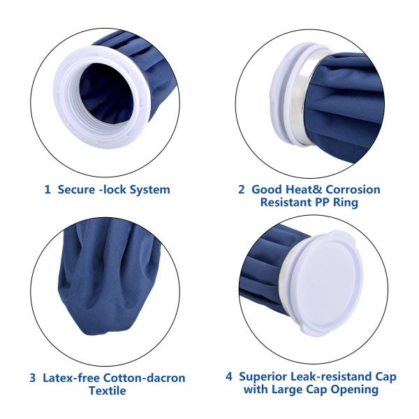 Reusable Injury Ice Bags Hot Cold Water Bag First Aid Carousel 12