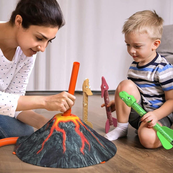 Dino Blasters Rocket Launcher for Kids Launch up to 100ft Birthday Gift Carousel 9