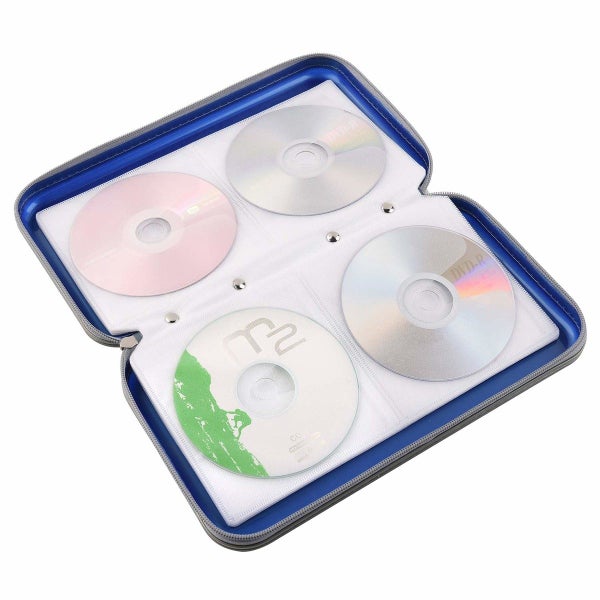 80 Dics CD DVD Case Holder Portable Wallet Storage Organizer Carousel 2