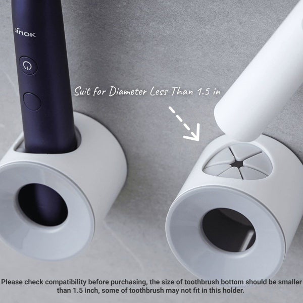 Electric Toothbrush Holder Wall Mounted Bathroom Storage Organizer Caddy Carousel 2