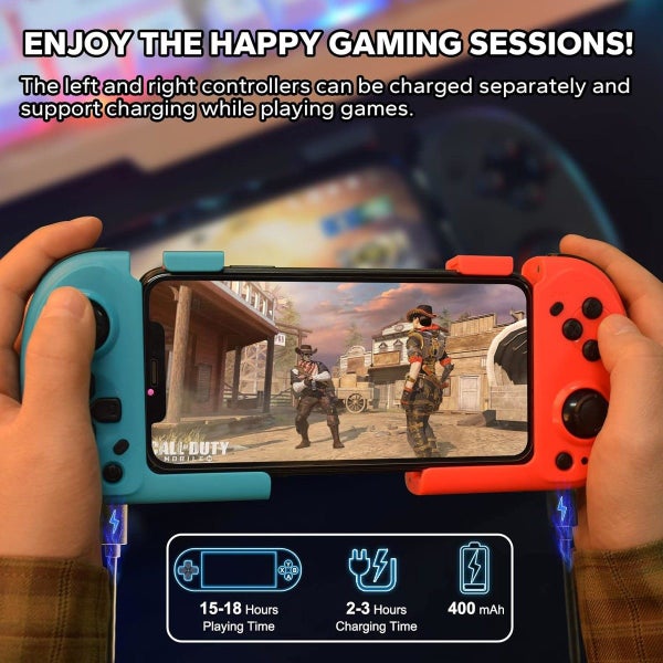 Mobile Gaming Controller for iPhone iOS Android PC Wireless Gamepad Joystick Carousel 2