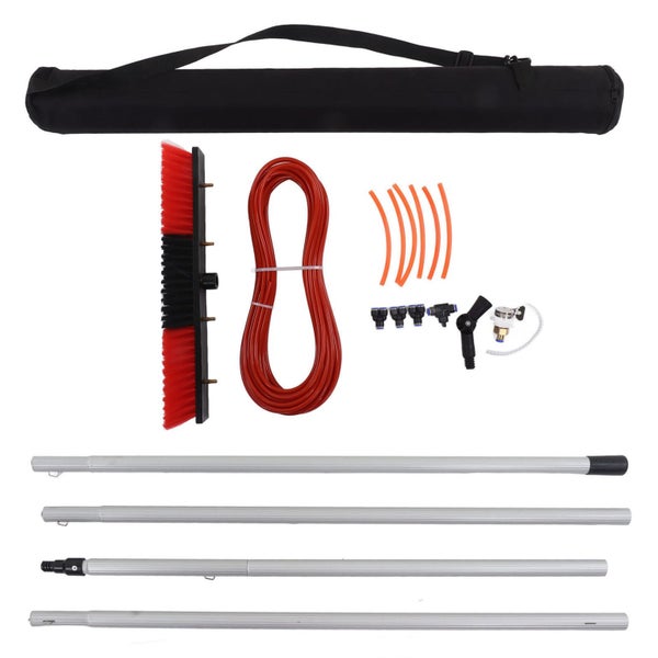solar panel water cleaning brush water fed pole kit water fed pole cleaning kit Carousel 8