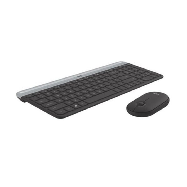 Mk470 Slim Wireless Keyboard Mouse Combo Nano Receiver Keyboard & Mouse Bundles Carousel 1
