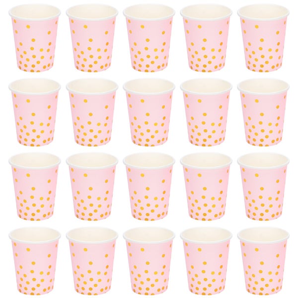 disposable cups party supplies polka dot paper cup disposable coffee cups office Carousel 8