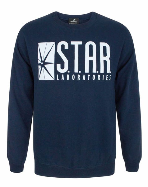 DC Comics Blue Sweatshirt (Mens) Carousel 1