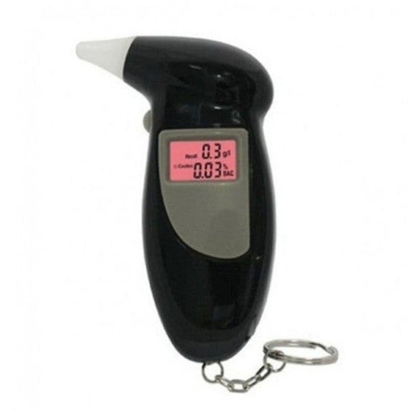 My Decorations Digital Alcohol Tester Lcd Police Breathalyser Grade Accuracy Por Carousel 1