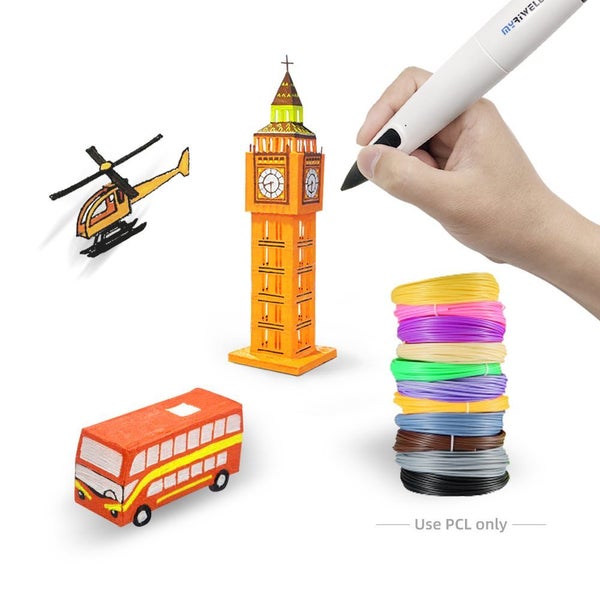 3D Printing Pen 12 PCL Filaments DIY Crafting Doodle Drawing Carousel 2