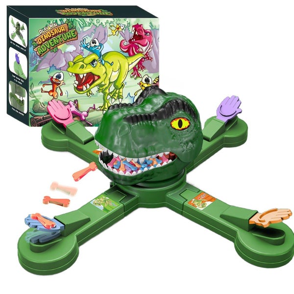 Dinosaur Toys Family Game Dinosaur Board Games for Kids 2-4 Players Puzzle Game Carousel 6