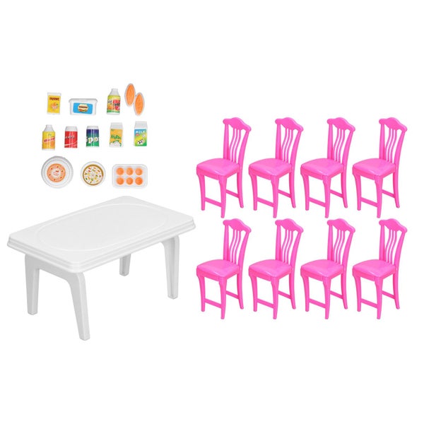 miniature dining table 1:12 Dollhouse Dining Table Set for Kids Broaden Carousel 8