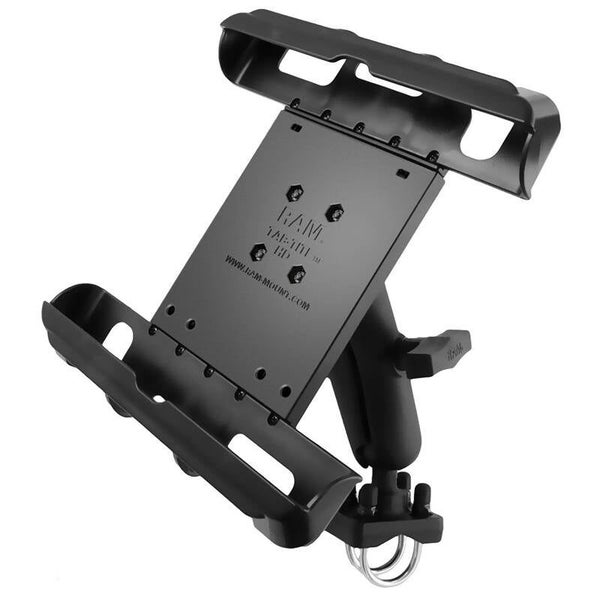 RAM Tab-Tite Cradle - 10" Tablets with Double U-Bolt Rail Mount (C Series) Carousel 1