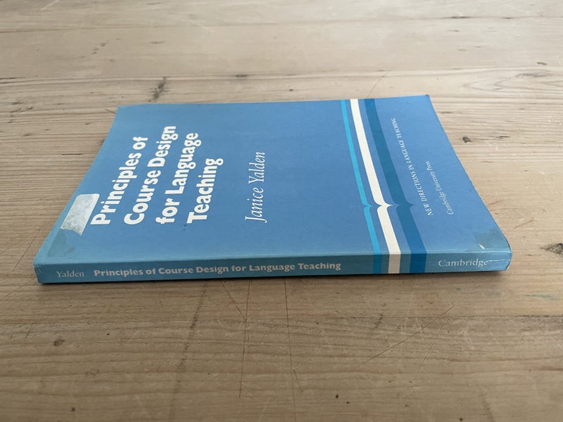Principles of Course Design for Language Teaching by Janice Yalden Carousel 2
