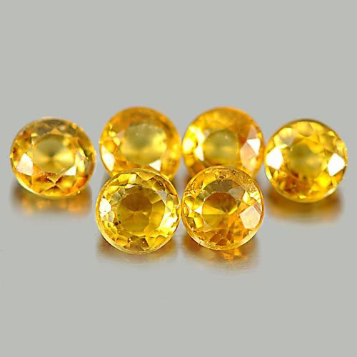 Yellow Songea Sapphire Round Shape . Natural Gems Tanzania 1.19 Ct. Carousel 1