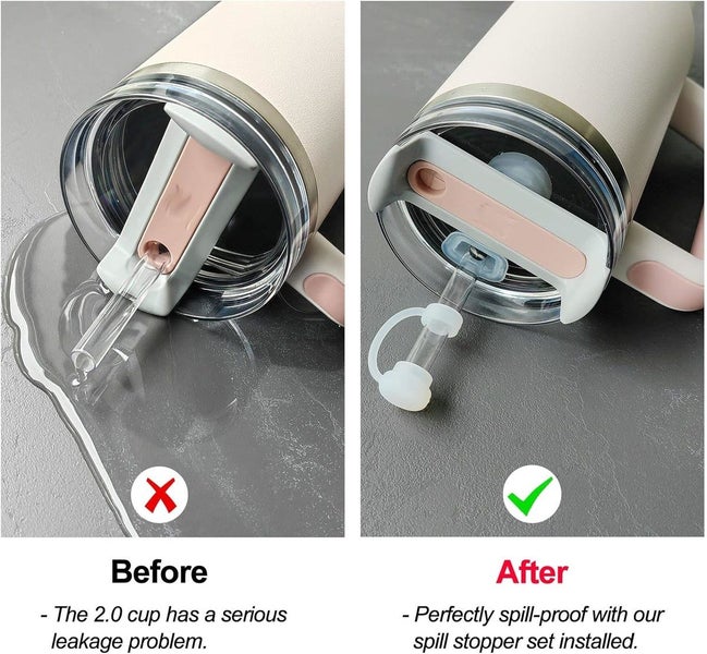 Silicone Spill Stopper for Stanley Cup 2.0 40oz or 30oz (Version 2.0) Carousel 8