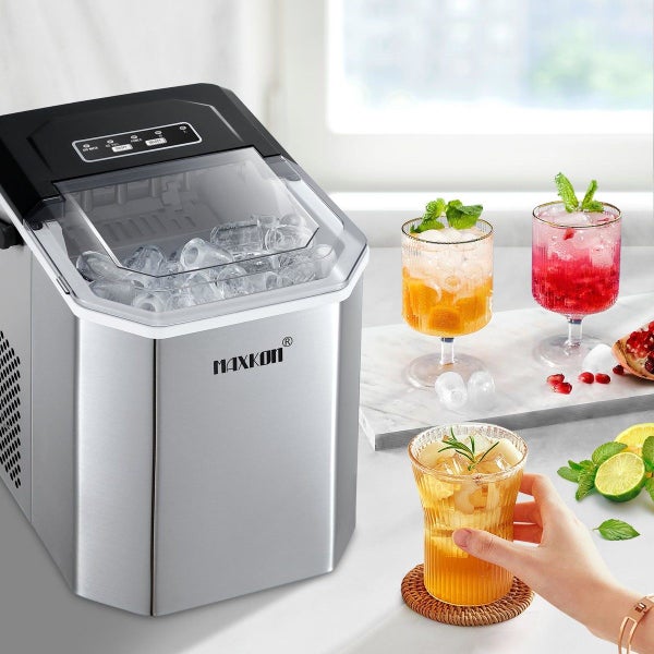 Maxkon 12kg Ice Maker Portable Cube Making Machine Countertop Home Self Cleaning Carousel 2