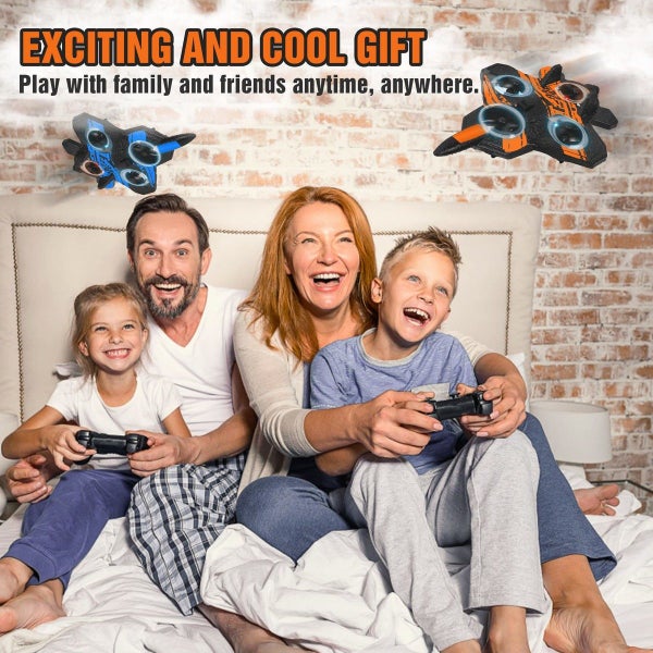 Remote Control Airplane for Beginners,2.4GHz V17 Jet Fighter Stunt RC Airplanes Carousel 8