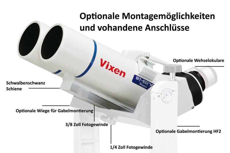 Vixen BT-ED70S-A Astronomical Astronomy Binoculars (Excludes Eyepieces) VX14305 Carousel 2