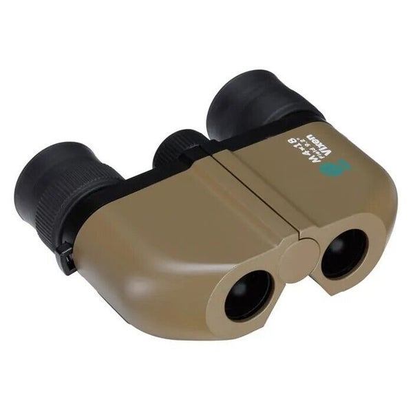 Vixen Optics @Four M4x18 Compact Poro Prism BK7 Binoculars VX14641 Dark Brown Carousel 1