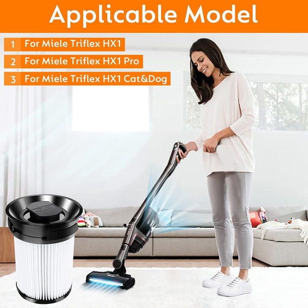 2PCS Vacuum Cleaner Dust Filter Carousel 7