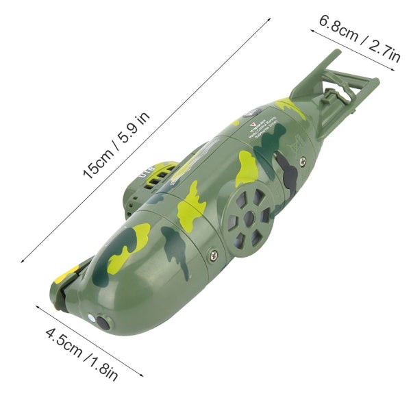 Mini RC Submarine Toy Remote Control Submarine Mini Simulation Military Remote Carousel 8