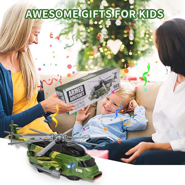 Airplane Helicopter Plane Toy for 3 4 5 6 7 8 Year Old Boys Girls Kids Carousel 2