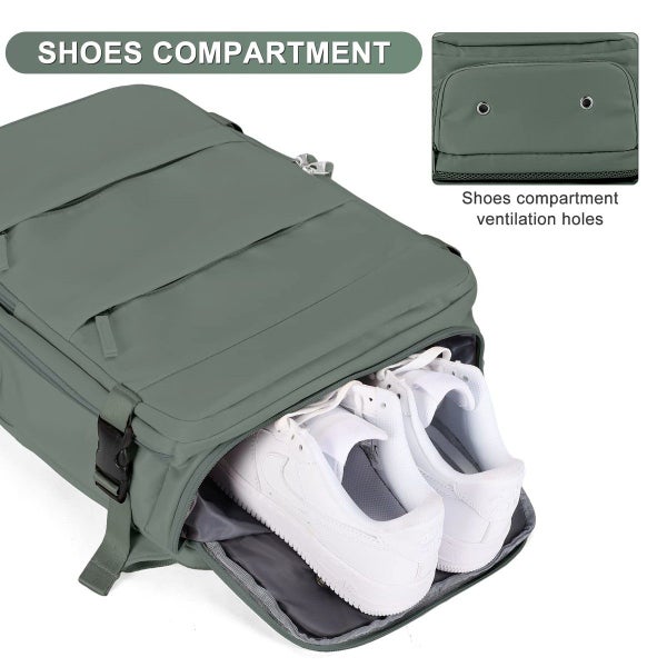 Travel Backpack with Shoe Compartment Computer Backpack Carousel 6