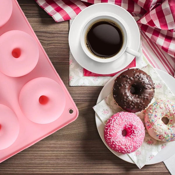 2PCS Donut Mold Cake Baking Mould Pan Carousel 9