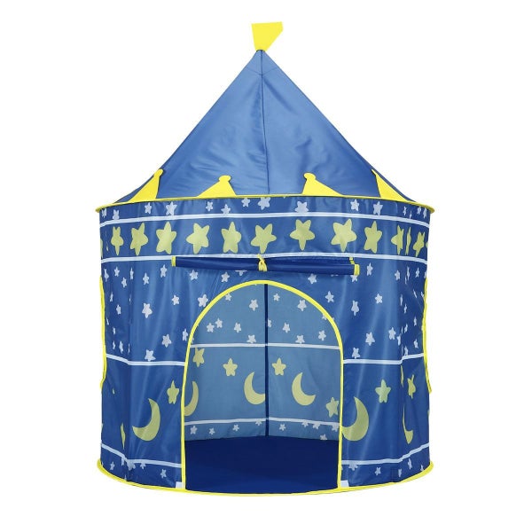 DIY Princess Castle Play Tent Kids Play House Star Moon Carousel 12