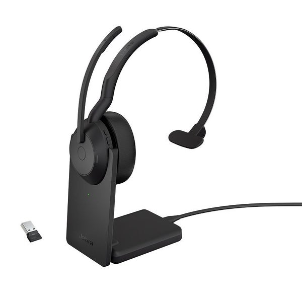 Jabra Evolve2 55 Wireless - Mono, UC, USB-A, With Stand (25599-889-989) Carousel 1