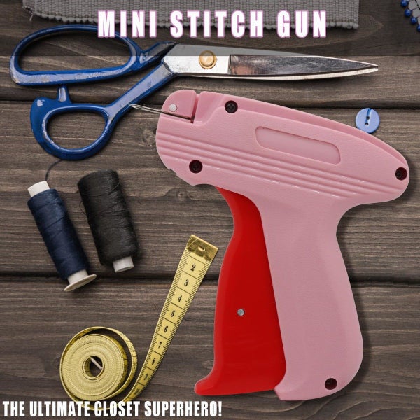 Quick Clothing Fixer,Mini Stitch Gun for Clothes Carousel 11