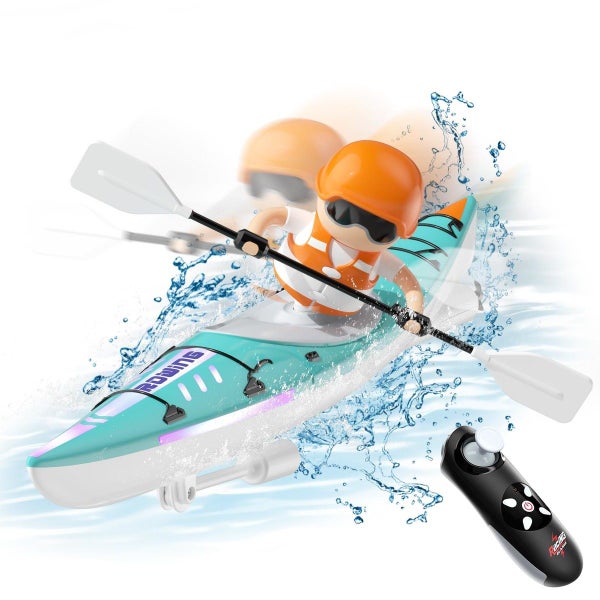 Remote Control Boats with LED Light for Kids 2.4Ghz RC Boat for Pool and Lakes Carousel 2