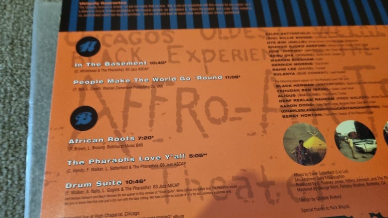 The Pharoahs Bulk CD x2, 1x vinyl Carousel 10